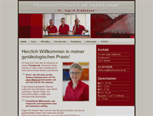 Tablet Screenshot of ihrefrauenaerzte.de